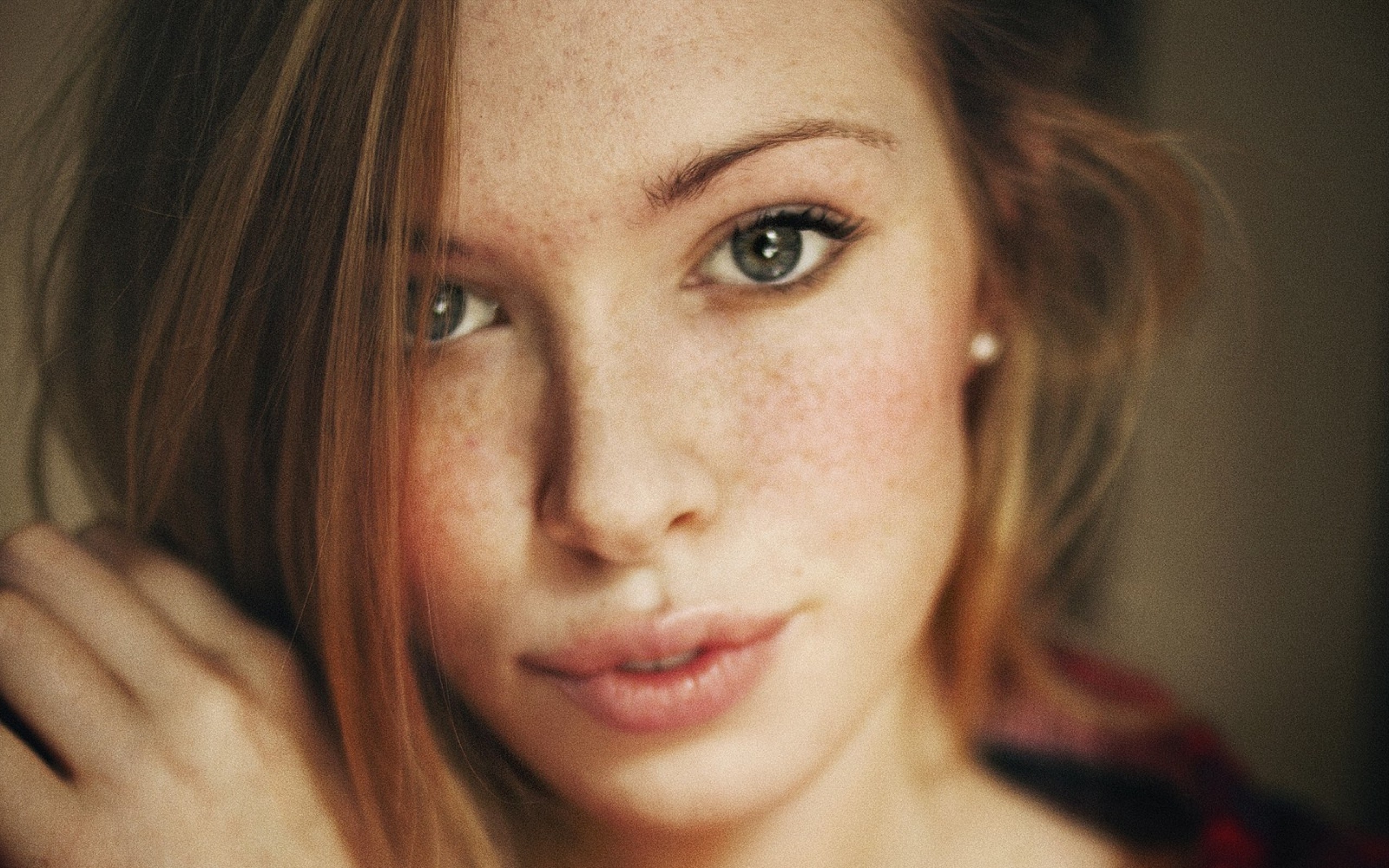 Cute freckled teen casting with silvia