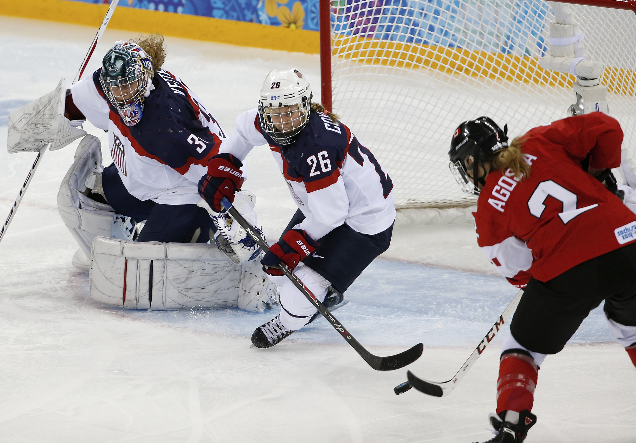 Women's ice hockey team from the U.S. silver medal wallpapers and