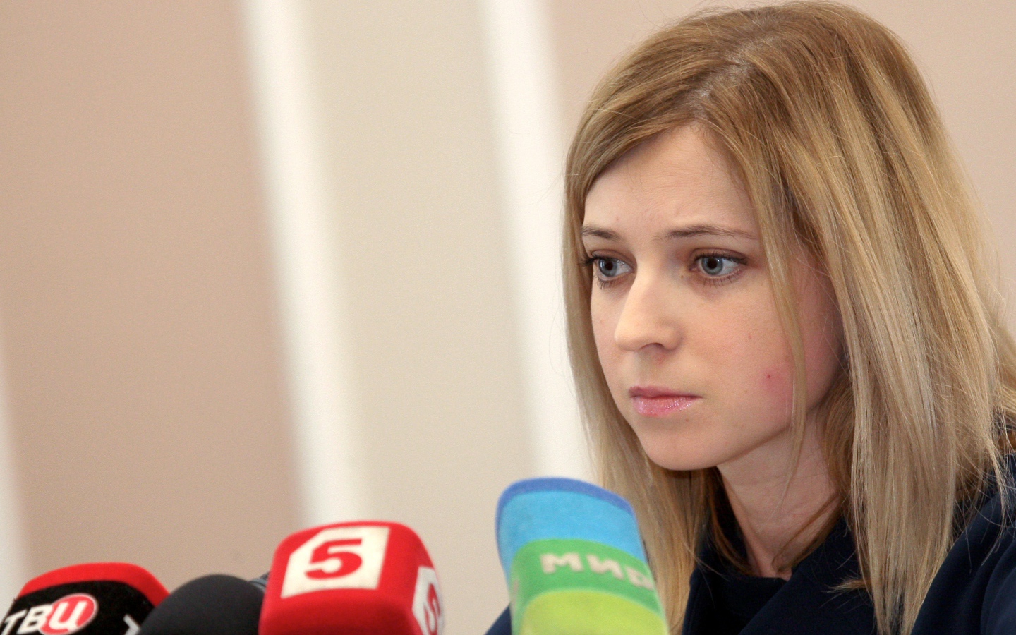 Наталья Поклонская дает интервью
