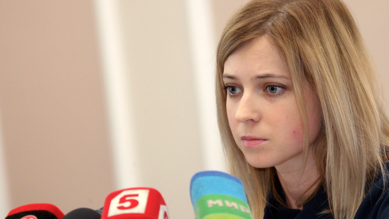 Наталья Поклонская дает интервью